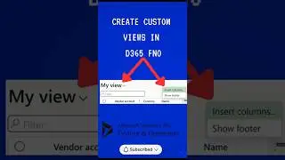 Master D365 Finance & Operations: Create Custom Grid Views Quick! #d365tips #microsoft