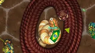 Little big Snake 🐍 Woramat iQ #video72 GAMES ZONE 😈 GOKU SNAKE GAMING