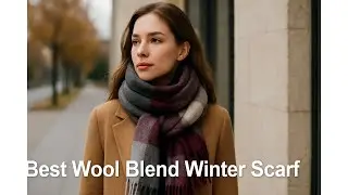 🧣 Villand Australian Merino Wool Tartan Knitted Scarf for Men | Best Wool Blend Winter Scarf 🧣
