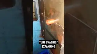 Copper Tube Expanding / Swaging process #shorts