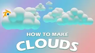 Blender 3D How to Create CARTOON Clouds in Blender in 2 Minutes Antipolygon