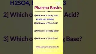 pharma basics for Interview #pharmabasics #qualitycontrol #alcoa