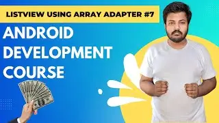 List View using Array Adapter || Android Development Tutorial #7 [ English CC ]