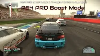 PS4 PRO BOOST MODE On VS Off Project Cars 60 fps