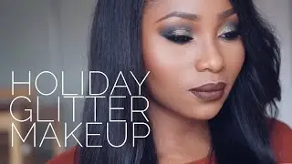 HOLIDAY GLITTER MAKEUP| COLLABORATION WITH MISZPOSHMUA