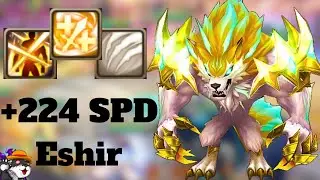 The Power Of Eshir (2A Light Werewolf) In Special League RTA  Summoners War