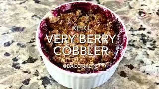 Delicious Very Berry Keto Cobbler