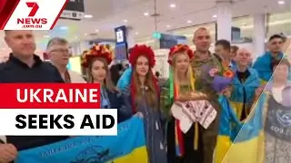 Ukraine seeks more Australian aid as peace talks stall | 7NEWS