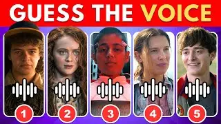 Stranger Things 5 Voice Quiz 🔊 Can You Guess Every Character? | Eleven, Kali, Will, Mike, Vecna, Max