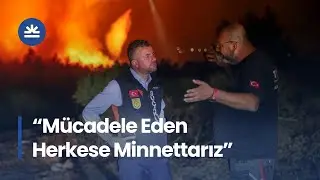 Buca T&uuml;m Gece Alevlerle M&uuml;cadele Etti