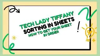 Sorting In Sheets: How to Get Your Data in Order