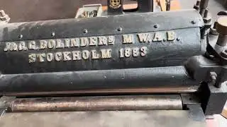 Bolinder Hyvel fr&aring;n 1883. Munktellmuseet, Eskilstuna