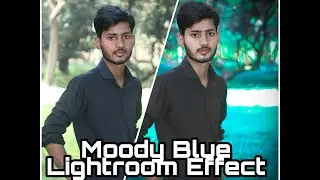 Moody Blue Lightroom Editing 2021 | Lightroom Blue Background Editing 2021