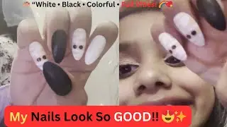 EBBATIME Ebba Showing Off Colorful Artificial Nails Beauty Vlog mp4