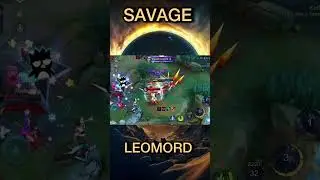 LEOMORD SAVAGE | BEST BUILD & EMBLEM 2025 #leomord #mlbb #mobilelegends #shorts