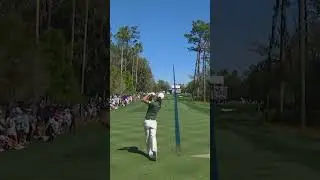 Min Woo Lee Iron Swing Tee Shot Down the Line The Players 2025 #pgatour #theolayers