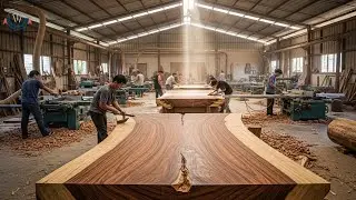 How to Use Chainsaws & Machines for Epic Woodworking Projects|Giant Redwood