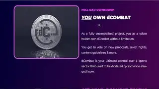 dCombat Zone Review In English With Blockchain MMA