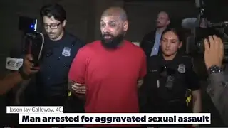 Watch as Jason Galloway arrested for Aggravated Sexual Assault 