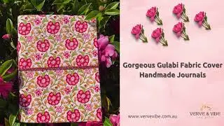 Beautiful Fabric Journals - Handcrafted with Tree-free, Recycled Paper
