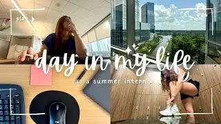 DAY IN MY LIFE as a summer intern in Houston, TX | Student Athlete + Corporate Life