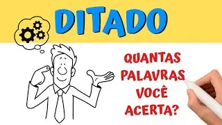 DITADO! 30 PALAVRAS para REFORÇAR o APRENDIZADO EM ORTOGRAFIA! 🤩📚❤️️