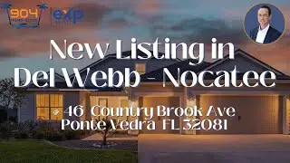 46 Country Brook Ave Lakefront Pool Home for sale in Del Webb Nocatee in St Johns County, Florida