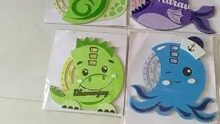 Wooden kids calendar@ beautiful calendars# New year calendars 🧑&zwj;🎨🤩👰🐹🐢🐬🐍🐱🐰