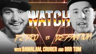 WATCH: PEDRO vs DEFFINITION with BAMALAM, CRUGER and BATTLE RAP RESUME TOM