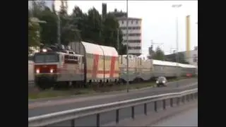 Night express train 933 from Turku Harbour to Rovaniemi