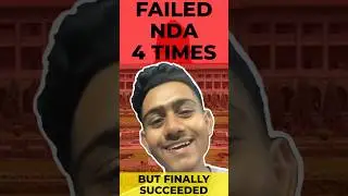 4 times FAILED NDA exam to finally clearing CDS 1 2024 !! #cdsexam #upsc