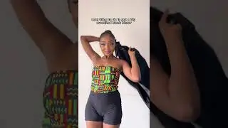STYLED BY J: DIY Ankara Top #shorts