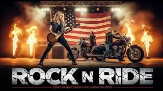Best Music Rock N Roll 🎸 Rock N Ride 🔥 Desert Thunder | Rock N&rsquo; Roll Across the States