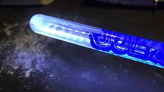 Makeshift LED light from tv and truck electronics scrap