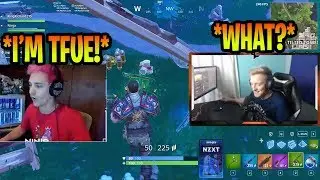 Tfue Reacts to Ninja IMPERSONATING HIM!