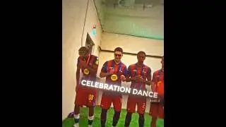 Yamal, Roony, Balde & Casado Celebration Dance Followed by Their Little Fans 😂
