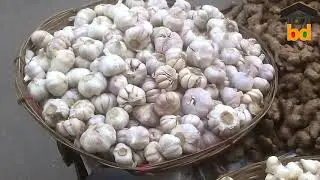 ►Fresh & Natural Garlic and Ginger Directly Collect from Village II Street Seller Cordially Sell it