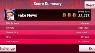 Fake News Scenario Mega Brutal Guide [Plague Inc.]