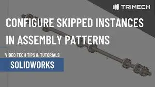 New in SOLIDWORKS 2023: Configure Skipped Instances in Assembly Patterns in SOLIDWORKS
