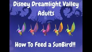 Disney Dreamlight Valley для взрослых Как кормить нектарницу :)