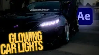 How To Make Car Lights Glow in After Effects