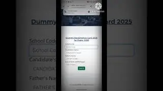 10th dummy registration card download kaise kare #2025-26 #bseb #search #biharboard