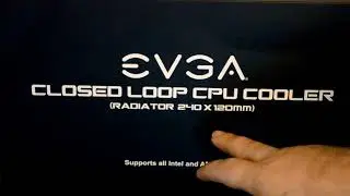 EVGA Closed loop CPU cooler install with AMD