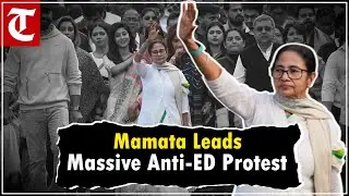 I-PAC row: Mamata hits streets, leads mega protest march in Kolkata against ED action