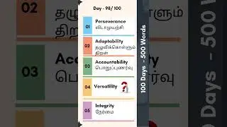 5 Advanced English Words with Tamil Meaning | Improve Your Vocabulary | Learn Smart English