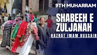 Shabeeh E Zuljanah Hazrat Imam Hussain Gasht || Muharram 2024 || Malawan Buzurg Azadari