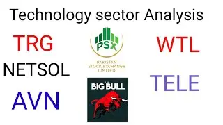 Psx Analysis on technology sector #PSX #WTL #TRG #AVN #NETSOL #TELE #Kse100