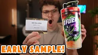 Trying the Dragon Ball Z Perfection GFUEL Flavor!