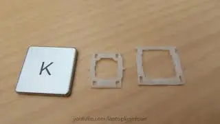HP Envy X360 15-BP - How To Repair Replace Laptop Key Cap Replacement