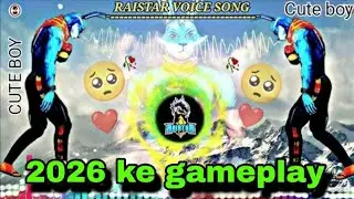 ONLY HEASOT ✅ rai star song gameplay best💯 game 🎮 raistar voice song cute boy🥺 freefire pocox3 smart